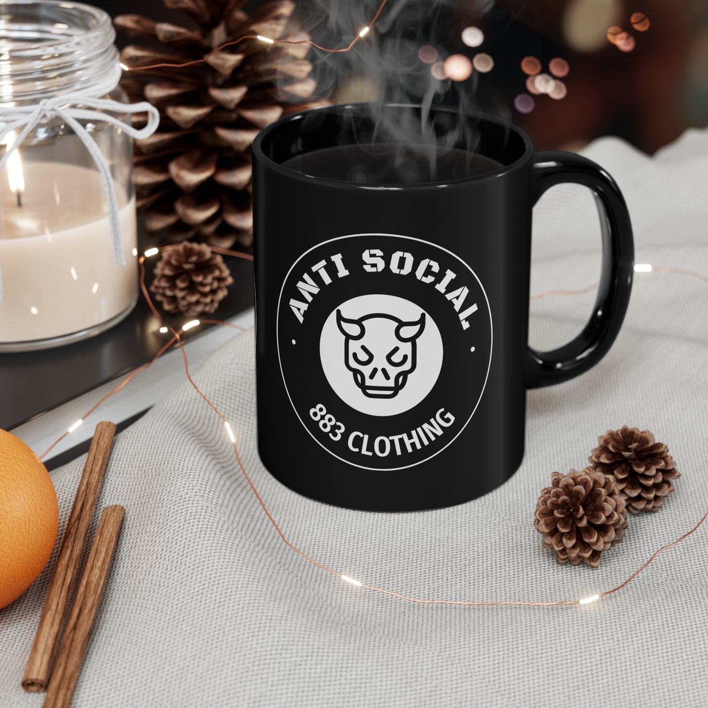 Anti Social | 11oz Black Mug